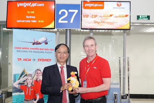 Toàn quyền Úc chúc mừng các đường bay thẳng của Vietjet đến Melbourne, Sydney, Brisbane