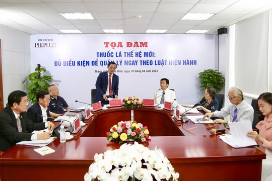 Thuốc lá thế hệ mới: Đủ điều kiện để quản lý ngay theo luật hiện hành