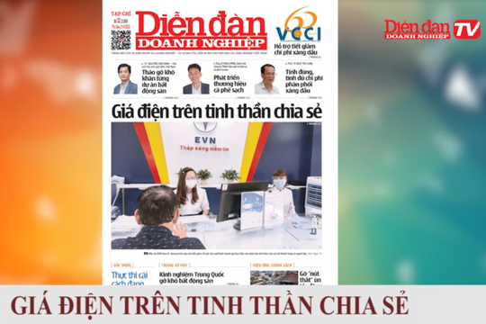 ĐIỂM BÁO NGÀY 21/04: Giá điện trên tinh thần chia sẻ