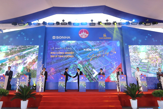 Khởi công khu công nghiệp SHI IP Tam Dương tại Vĩnh Phúc