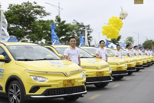 Ra mắt dịch vụ taxi điện đầu tiên tại Hải Phòng