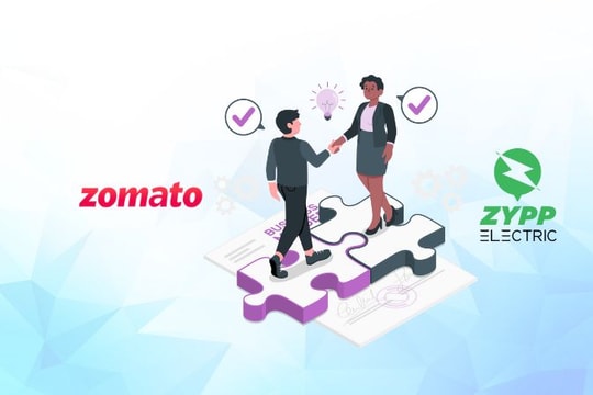 Startup Zypp Electric và Zomato hợp tác triển khai 1.000 xe tay ga điện tử vào 2024