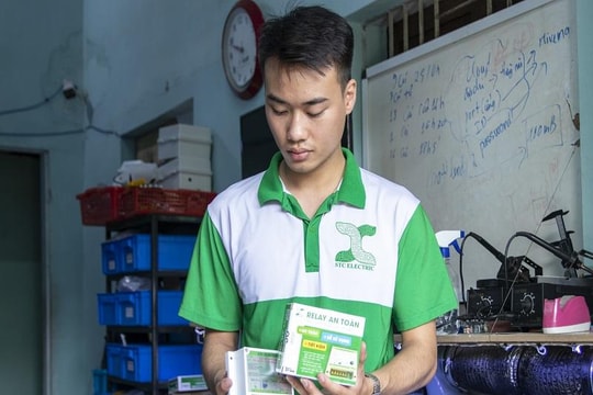 Chàng trai 9x khởi nghiệp từ đam mê nghiên cứu thiết bị điện