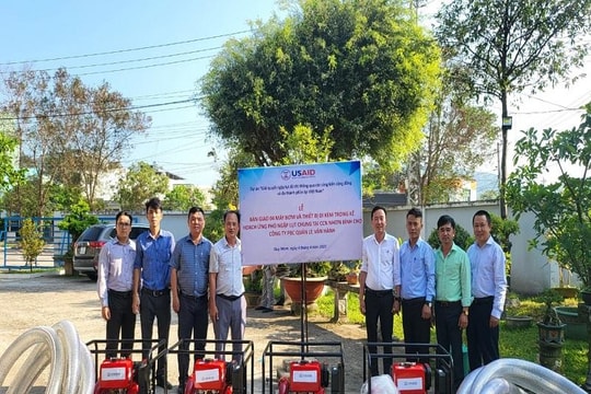 VCCI Đà Nẵng hỗ trợ Bình Định giải quyết ngập lụt đô thị