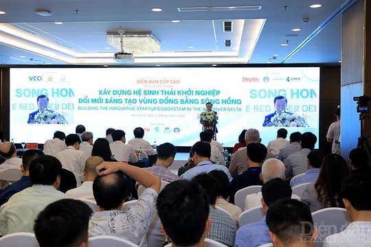 [TRỰC TIẾP] Xây dựng hệ sinh thái khởi nghiệp đổi mới sáng tạo Vùng Đồng bằng sông Hồng