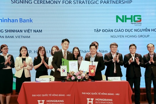 Shinhan Việt Nam và Tập đoàn Nguyễn Hoàng ký kết hợp tác chiến lược