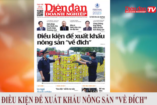ĐIỂM BÁO NGÀY 12/10: Điều kiện để xuất khẩu nông sản "về đích"