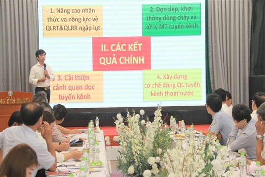 Cần thêm liên kết trong việc giải quyết ngập lụt đô thị