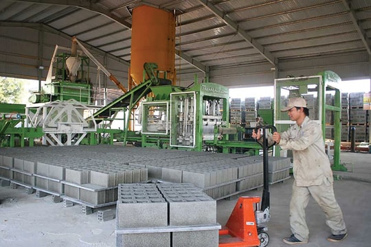 Thúc đẩy phát triển vật liệu xây dựng xanh