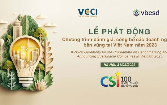 Trực tiếp: Lễ phát động Chương trình đánh giá, công bố các doanh nghiệp bền vững tại Việt Nam 2023