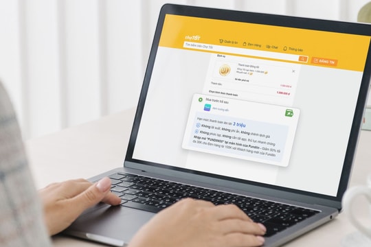 Fundiin đồng hành cùng Chợ Tốt triển khai phương thức Trả sau cho các dịch vụ có tính phí của nhà bán hàng