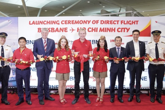 Khai trương đường bay thẳng đầu tiên đến Brisbane, Vietjet thôi!