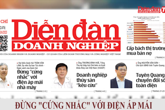 ĐIỂM BÁO NGÀY 23/06: Đừng “cứng nhắc” với điện áp mái