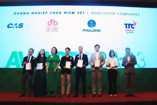 TTC Energy được vinh danh “Top 50 Doanh nghiệp phát triển bền vững tiêu biểu” năm 2023