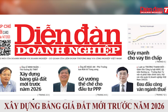 ĐIỂM BÁO NGÀY 14/07: Xây dựng bảng giá đất mới trước năm 2026
