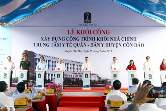 Chủ tịch nước Võ Văn Thưởng dự khánh thành, khởi công ở Côn Đảo