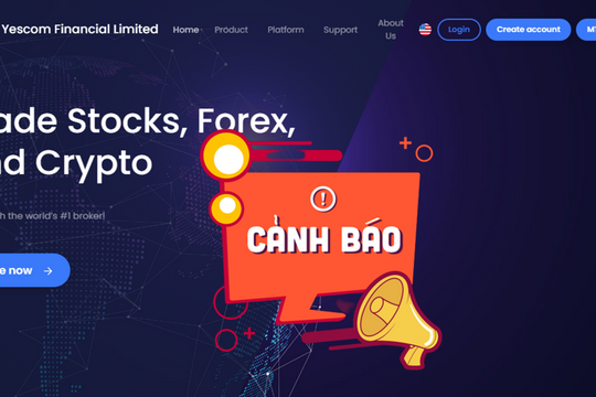 Forex: Yescom Financial, sàn Vantage những cái bẫy đã được cảnh báo