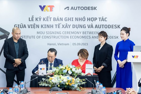 Autodesk và Bộ Xây dựng ký ghi nhớ hợp tác thúc đẩy chuyển đổi số trong ngành xây dựng