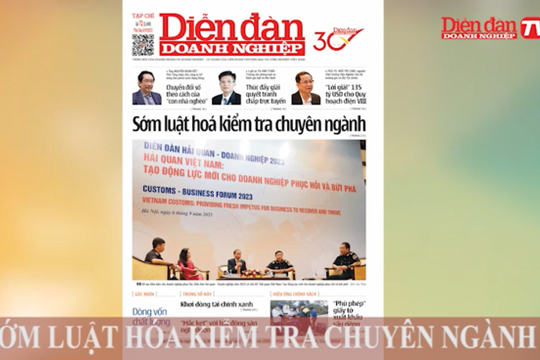 ĐIỂM BÁO NGÀY 08/09: Sớm luật hoá kiểm tra chuyên ngành