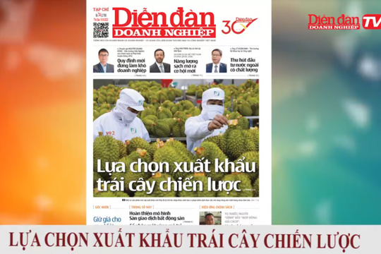ĐIỂM BÁO NGÀY 15/09: Lựa chọn xuất khẩu trái cây chiến lược