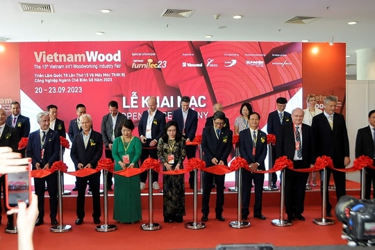 Hơn 320 nhà triển lãm tham gia VietnamWood 2023