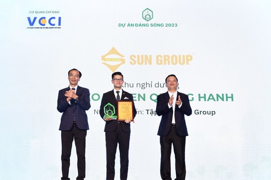 VCCI vinh danh Yoko Onsen Quang Hanh tại Dự án đáng sống 2023