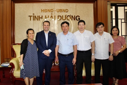 Hải Dương: Thúc đẩy hợp tác với Australia trong lĩnh vực thương mại, nông nghiệp
