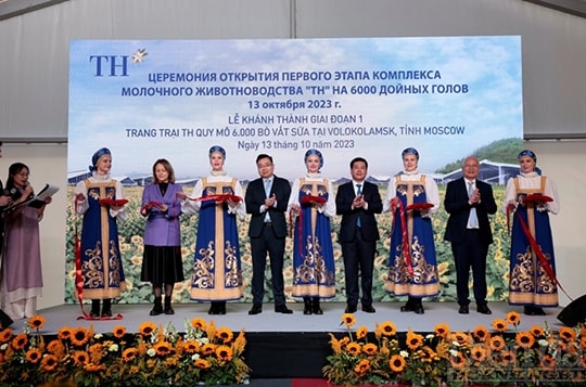 Khánh thành giai đoạn 1 trang trại của Tập đoàn TH tại Nga