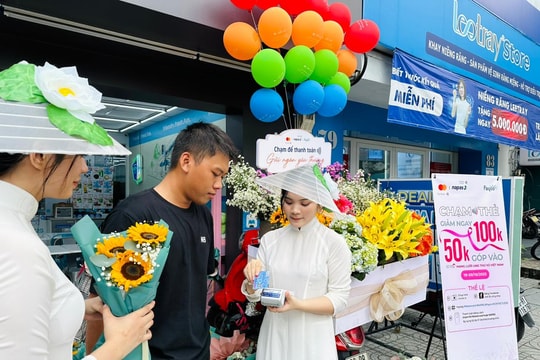 Napas triển khai Chương trình “ Chạm để thanh toán-Gửi ngàn yêu thương”