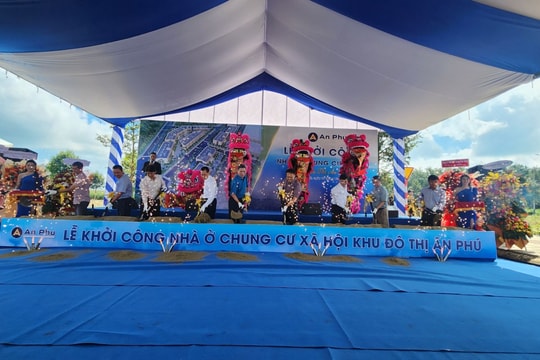 Dự án nhà ở xã hội đầu tiên tại Đắk Lắk được khởi công xây dựng