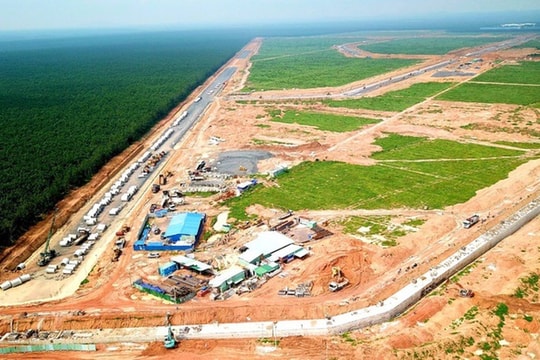 Sân bay Long Thành chậm tiến độ