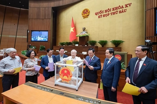 Kết quả lấy phiếu tín nhiệm 44 chức danh tại Quốc hội