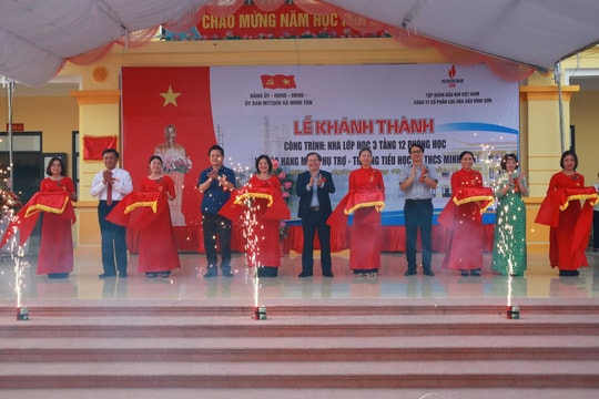 BSR khánh thành công trình ASXH: “Đầu tư cho giáo dục không bao giờ đủ”