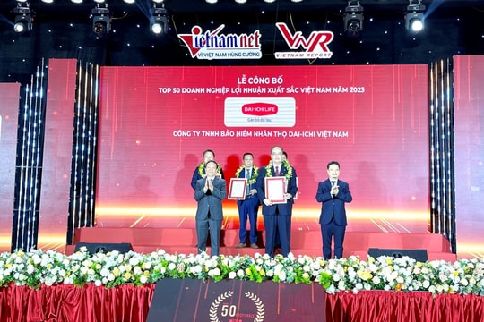 Dai-ichi Life Việt Nam đạt danh hiệu “Top 50 Doanh nghiệp Lợi nhuận xuất sắc Việt Nam” năm 2023