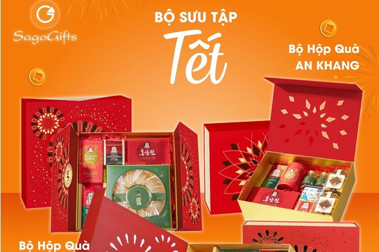 “Nhân đôi” đẳng cấp hộp quà Tết với thương hiệu SagoGifts