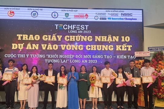 Techfest Long An 2023: Thúc đẩy Khởi nghiệp đổi mới sáng tạo để kiến tạo tương lai
