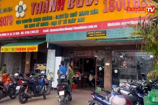 Chính thức tước giấy phép kinh doanh 3 tháng đối với Nhà xe Thành Bưởi