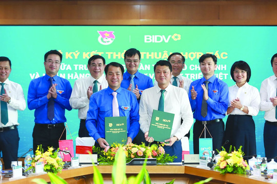 BIDV và Trung ương Đoàn TNCS HCM ký kết hợp tác giai đoạn 2023-2025