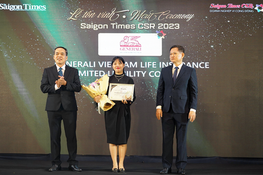 Generali Việt Nam năm thứ 4 liên tiếp được vinh danh “Doanh nghiệp vì Cộng đồng”