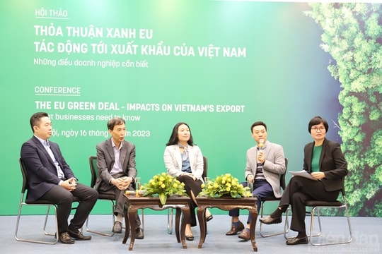 Nhận diện để thích ứng với thỏa thuận xanh EU