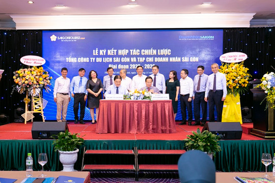 Saigontourist Group và Tạp chí Doanh Nhân Sài Gòn ký kết thỏa thuận hợp tác
