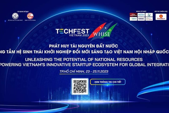Techfest - Whise 2023: Tạo bước đột phá cho hệ sinh thái khởi nghiệp đổi mới sáng tạo mở