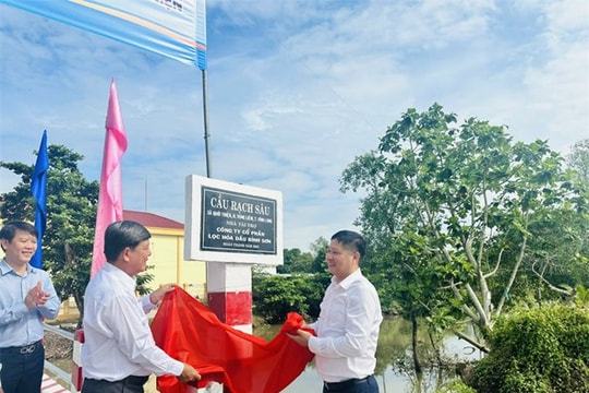 BSR khánh thành 2 cầu dân sinh tại Vĩnh Long