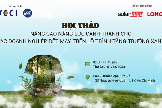 "Xanh hóa" ngành dệt may