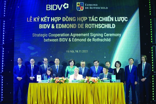 BIDV và Edmond de Rothschild ký kết hợp đồng và hợp tác chiến lược