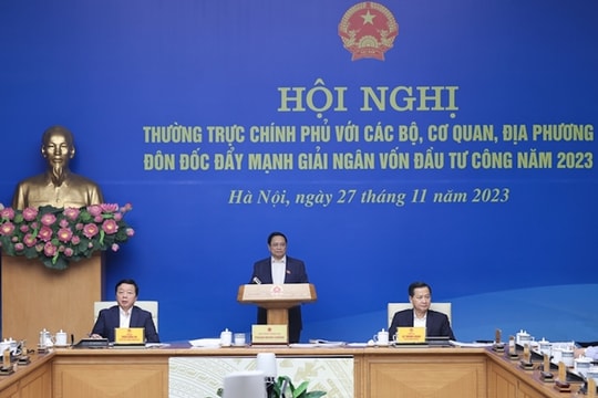 "Dồn lực" đẩy mạnh giải ngân vốn đầu tư công