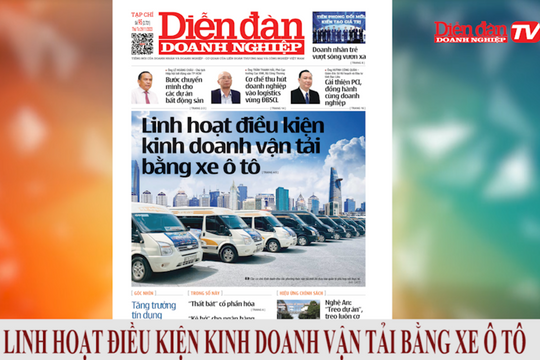 ĐIỂM BÁO NGÀY 29/11: Linh hoạt điều kiện kinh doanh vận tải bằng xe ô tô
