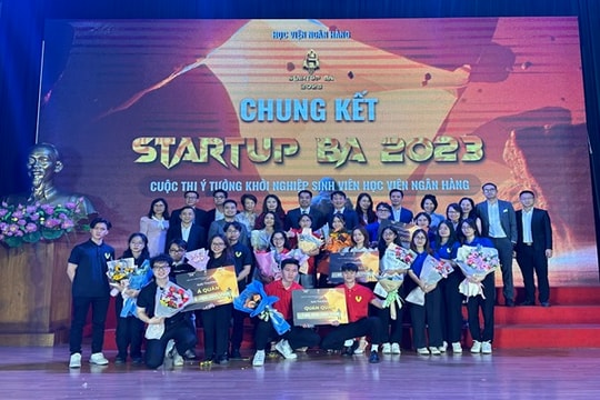 Chung kết cuộc thi "Ý tưởng khởi nghiệp Học viện Ngân hàng Startup BA 2023"