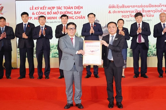 Vietjet mở đường bay thẳng từ TP. Hồ Chí Minh đến Viêng Chăn, công bố hợp tác toàn diện với Lao Airlines