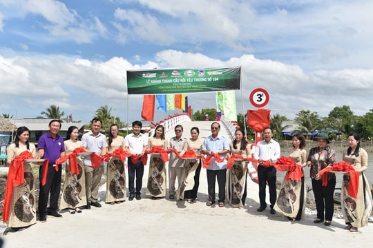 Khánh thành cầu nối yêu thương số 104 tại Kiên Giang